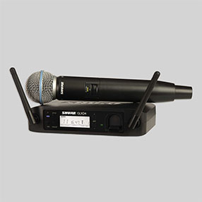 舒尔GLXD24/BETA 58A 手持无线话筒